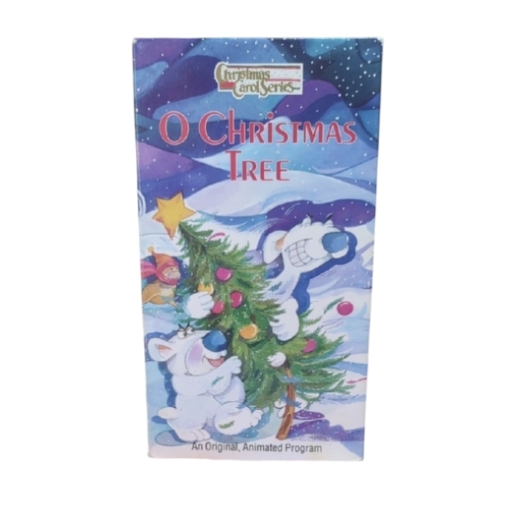 O Christmas Tree Animated VHS - Colorful Holiday Artwork